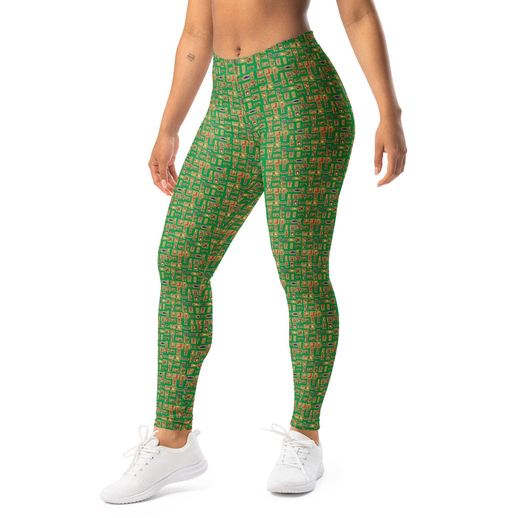 Nubian (Green) Leggings (6 Colors Available) - Conscious Apparel Store