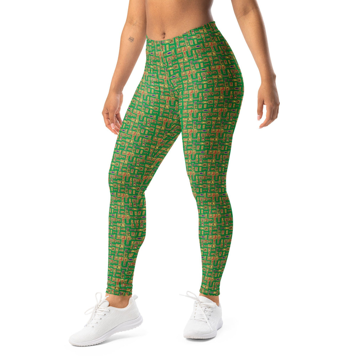 Nubian (Green) Leggings (6 Colors Available) - Conscious Apparel Store