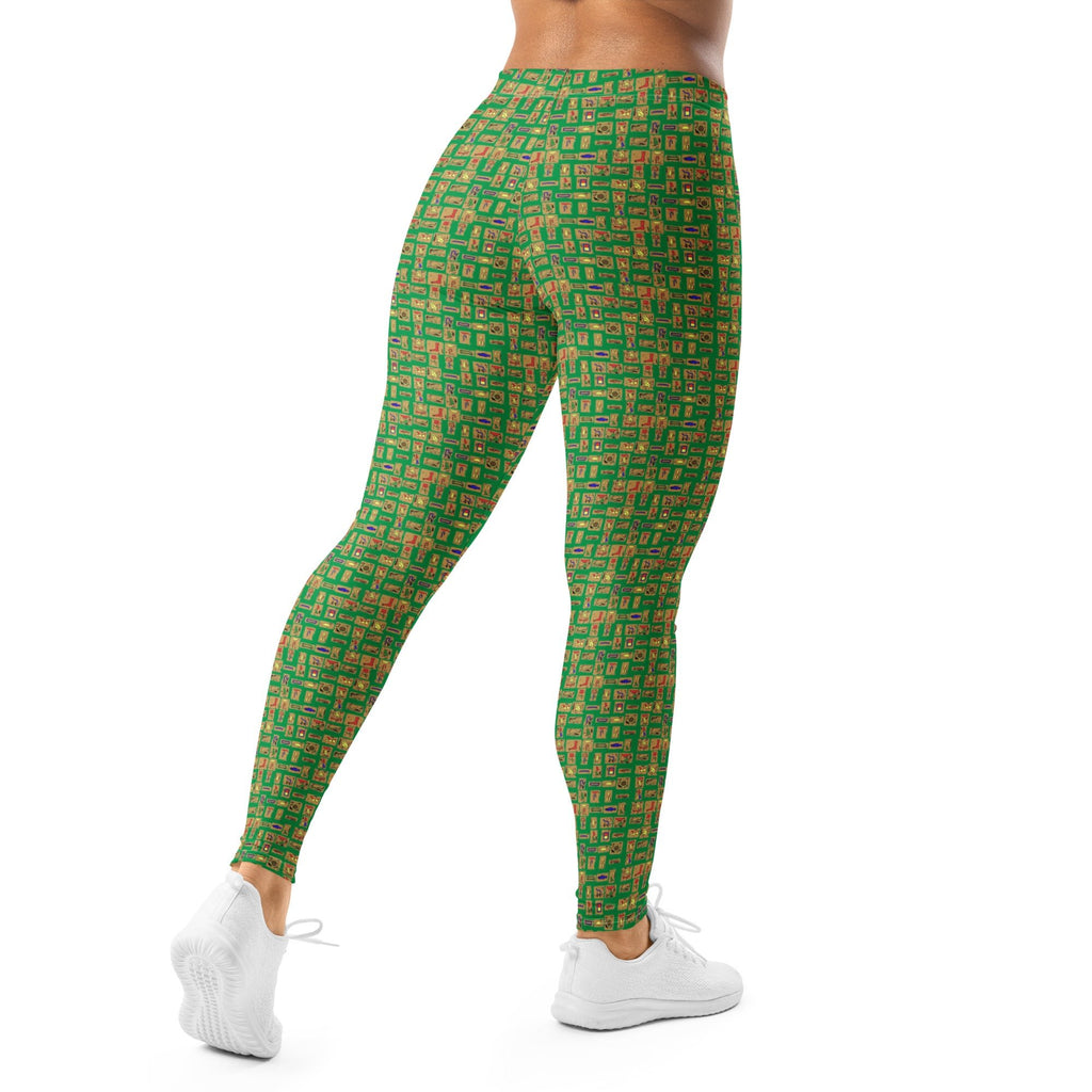 Nubian (Green) Leggings (6 Colors Available) - Conscious Apparel Store