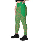 Nubian (Green) Leggings with pockets (6 Colors Available) - Conscious Apparel Store