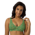 Nubian (Green) padded bikini top (6 Colors Available) - Conscious Apparel Store