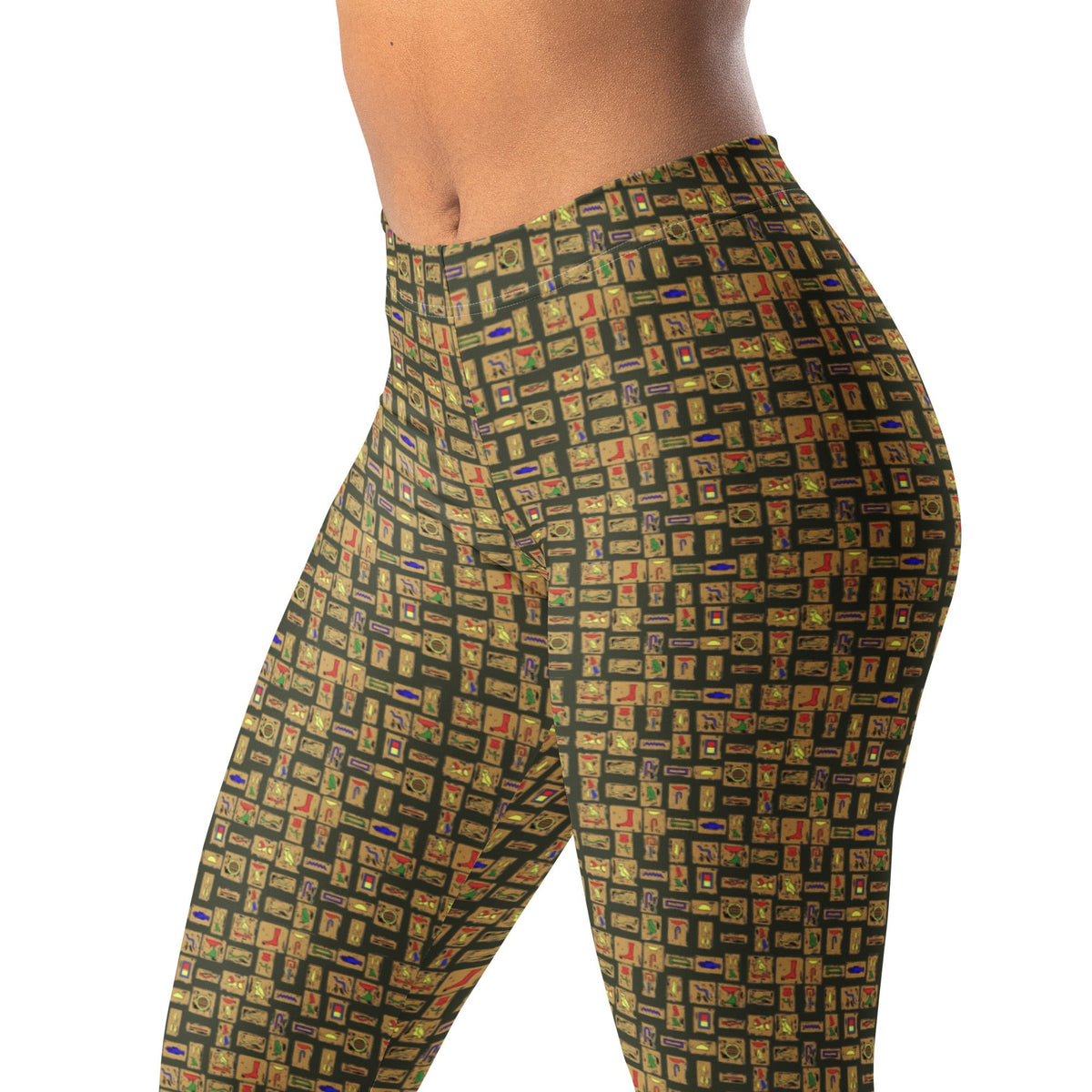 Nubian (Olive) Leggings (6 Colors Available) - Conscious Apparel Store