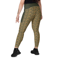 Nubian (Olive) Leggings with pockets (6 Colors Available) - Conscious Apparel Store