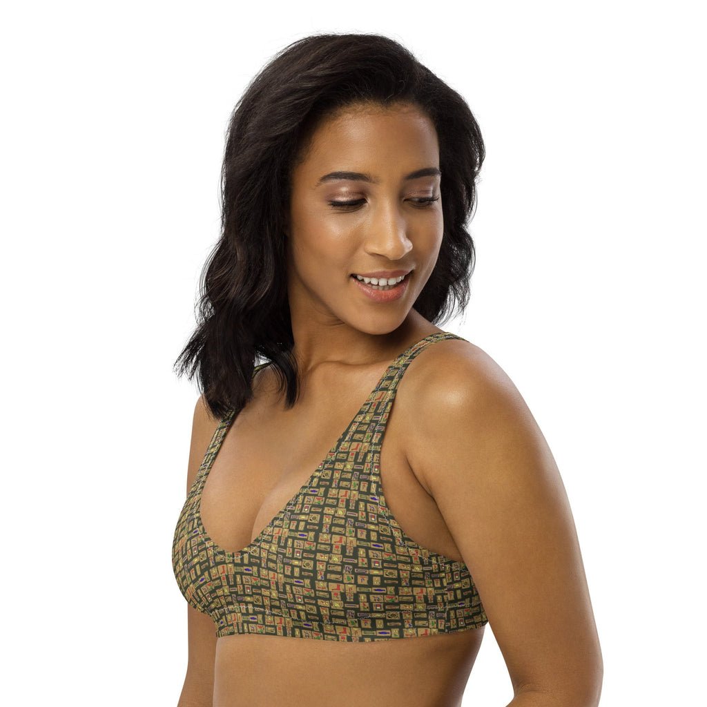 Nubian (Olive) padded bikini top (6 Colors Available) - Conscious Apparel Store
