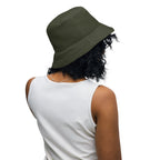 Nubian (Olive) Reversible bucket hat (6 Colors Available) - Conscious Apparel Store