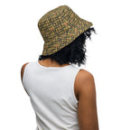 Nubian (Olive) Reversible bucket hat (6 Colors Available) - Conscious Apparel Store
