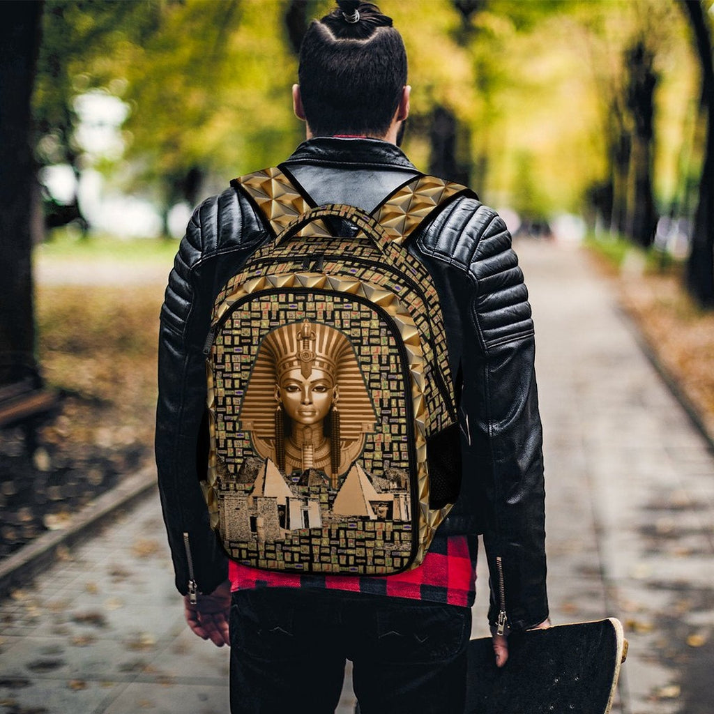 Nubian Queen Casual Backpack (Black) (5 Colors Available) - Conscious Apparel Store