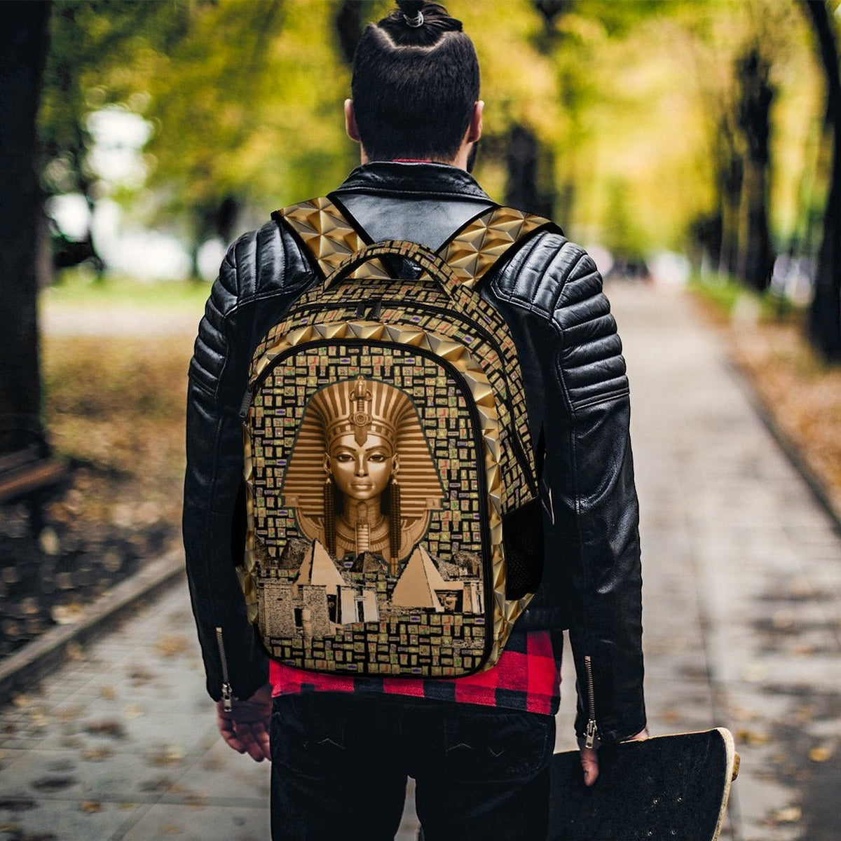 Nubian Queen Casual Backpack (Black) (5 Colors Available) - Conscious Apparel Store