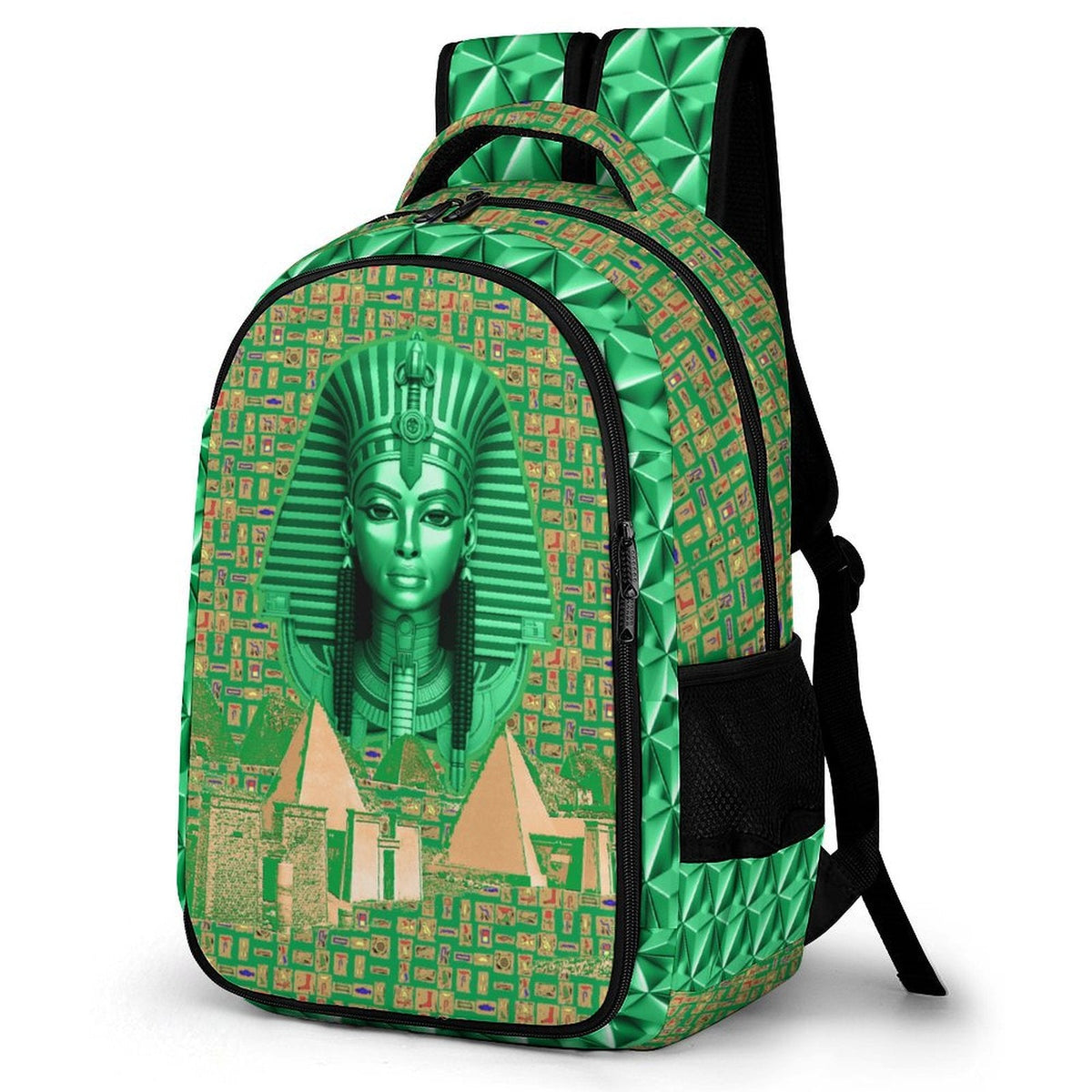 Nubian Queen Casual Backpack (Green) (5 Colors Available) - Conscious Apparel Store