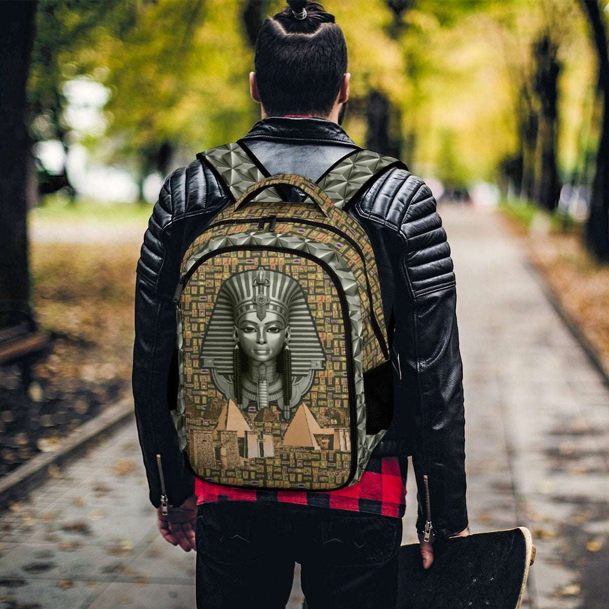 Nubian Queen Casual Backpack (Olive) (5 Colors Available) - Conscious Apparel Store
