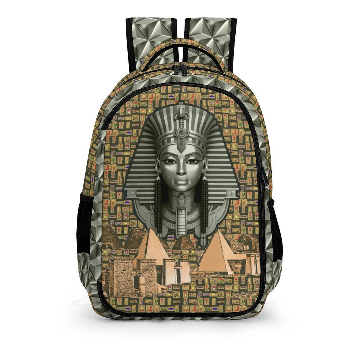 Nubian Queen Casual Backpack (Olive) (5 Colors Available) - Conscious Apparel Store