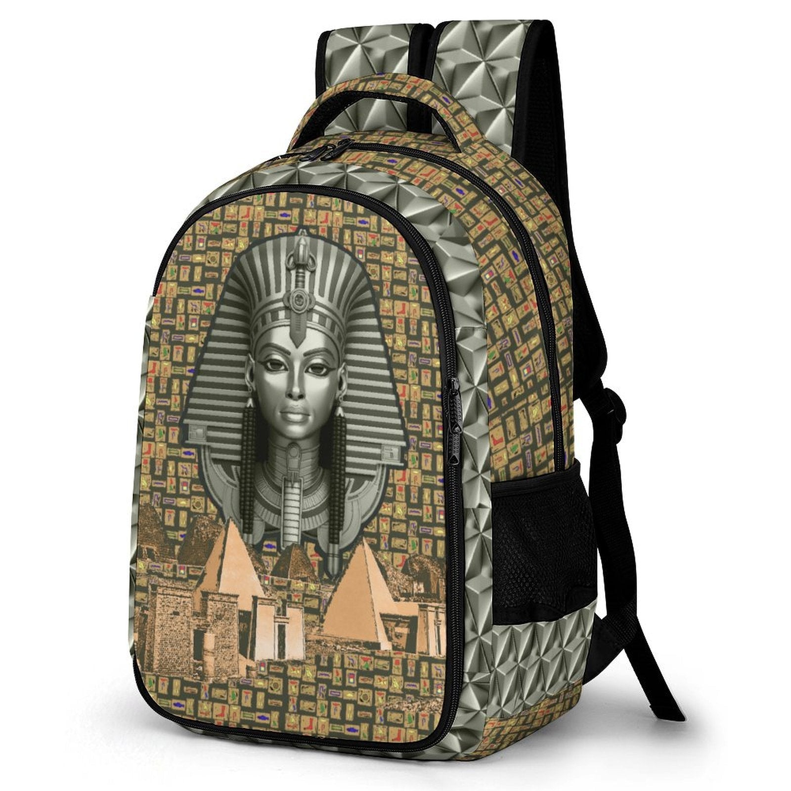 Nubian Queen Casual Backpack (Olive) (5 Colors Available) - Conscious Apparel Store