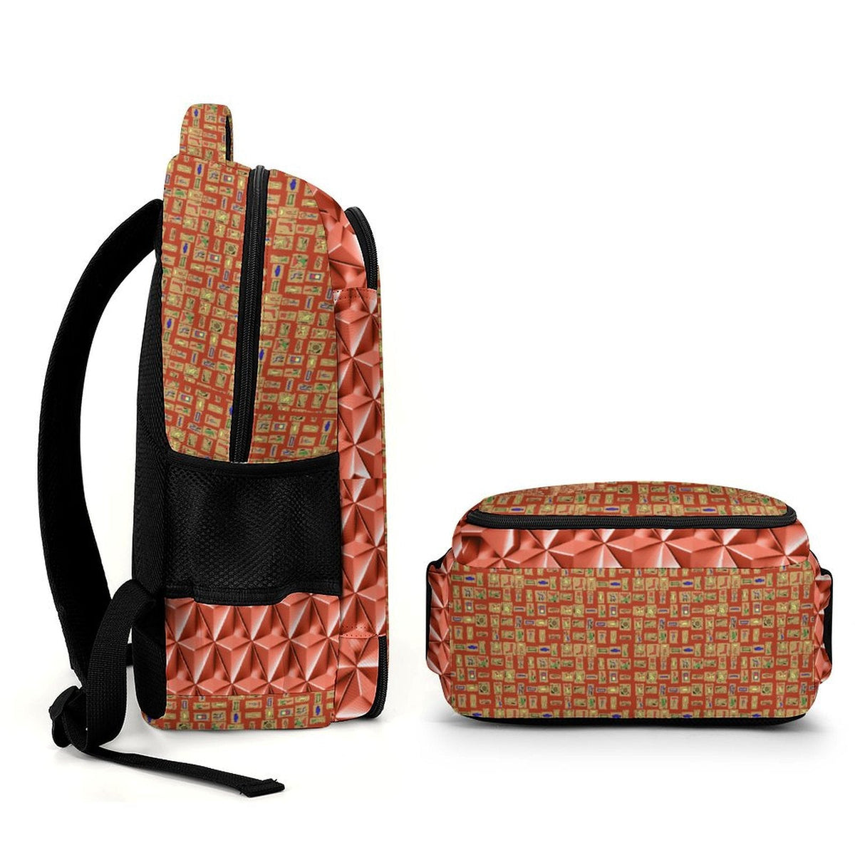 Nubian Queen Casual Backpack (Red-Rust) (5 Colors Available) - Conscious Apparel Store