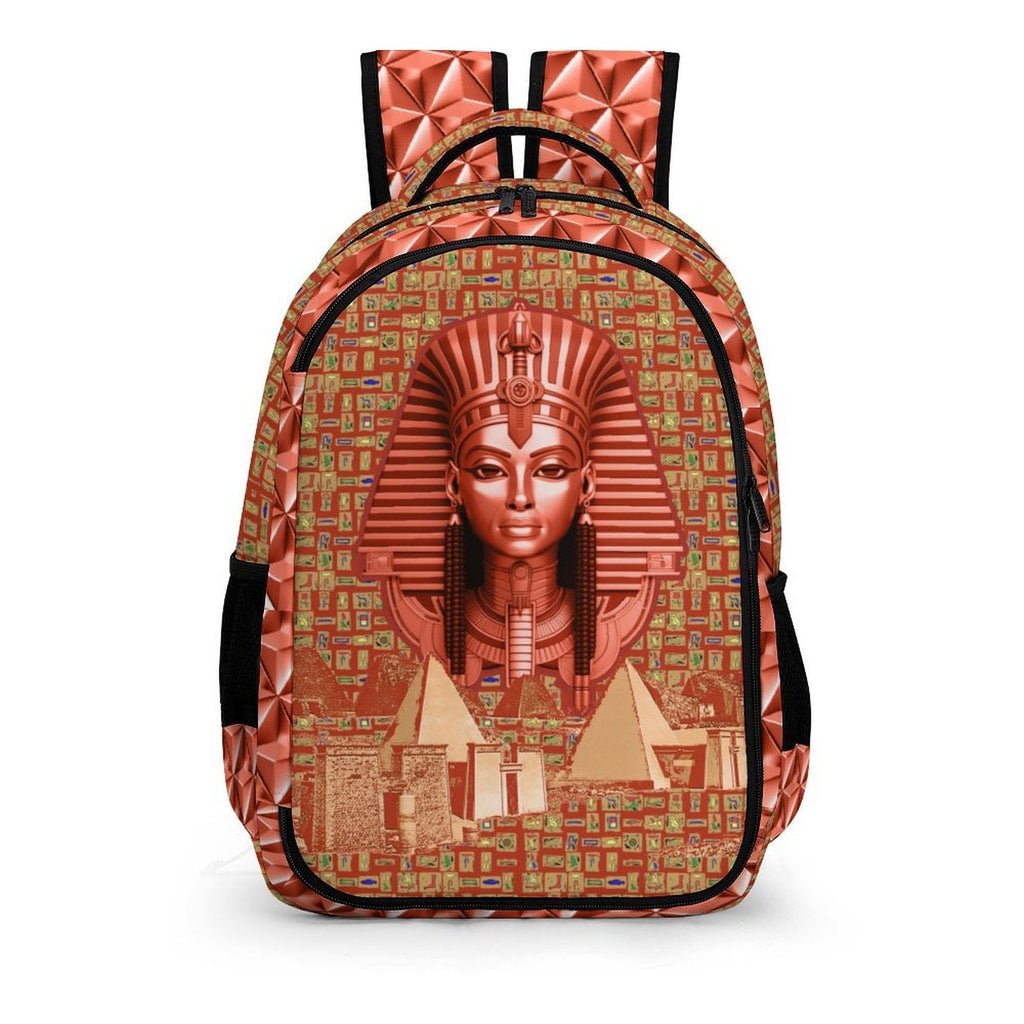 Nubian Queen Casual Backpack (Red-Rust) (5 Colors Available) - Conscious Apparel Store