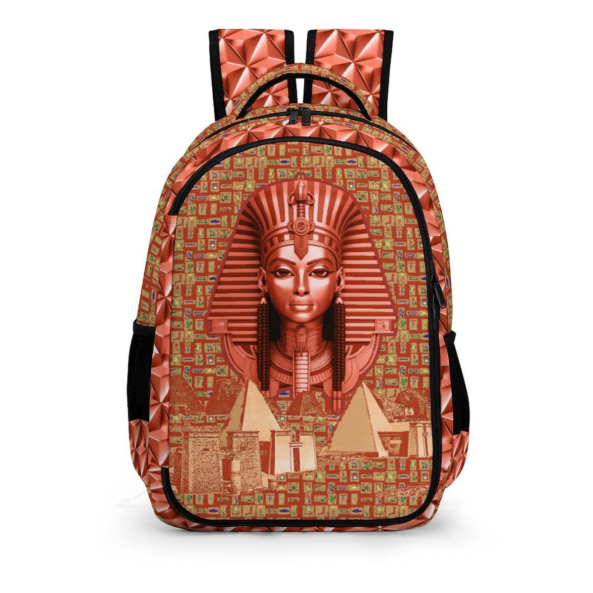 Nubian Queen Casual Backpack (Red-Rust) (5 Colors Available) - Conscious Apparel Store