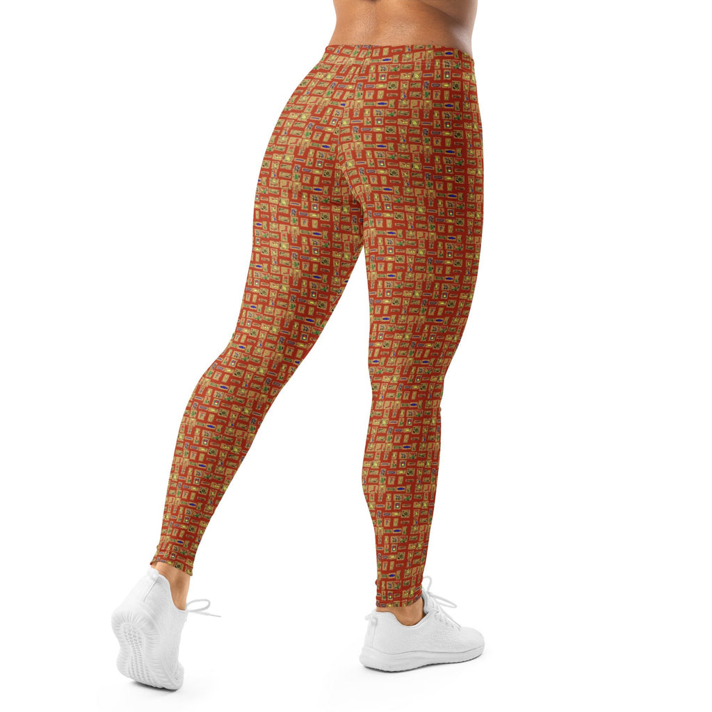 Nubian (Red-Rust) Leggings (6 Colors Available) - Conscious Apparel Store