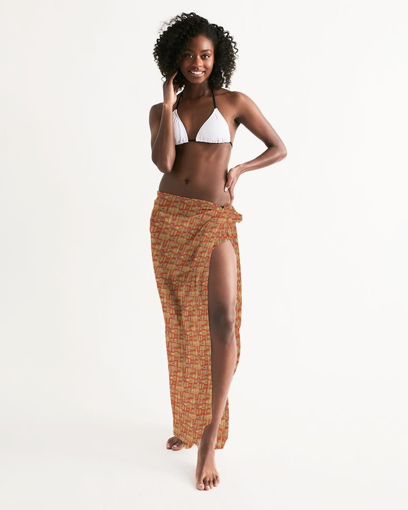Nubian (Red-Rust) Swim Cover Up (6 Colors Available) - Conscious Apparel Store