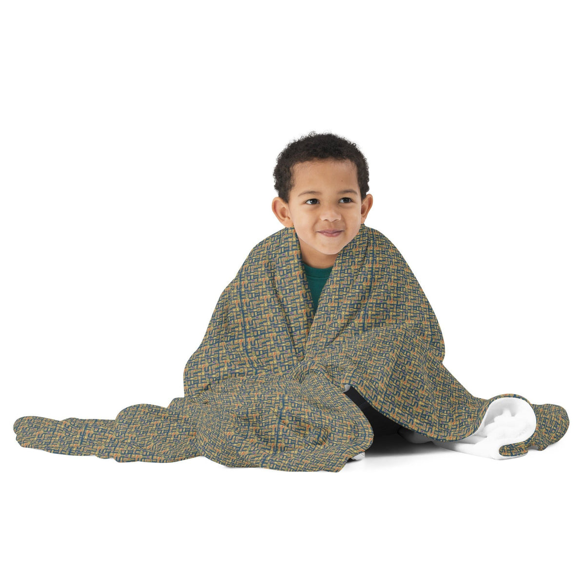 Nubian Throw Blanket (Blue) (6 Colors Available) - Conscious Apparel Store