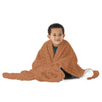 Nubian Throw Blanket (Red-Rust) (6 Colors Available) - Conscious Apparel Store