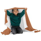 Nubian Throw Blanket (Red-Rust) (6 Colors Available) - Conscious Apparel Store