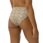 Nubian (White) high-waisted bikini bottom (6 Colors Available) - Conscious Apparel Store