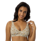 Nubian (White) padded bikini top (6 Colors Available) - Conscious Apparel Store