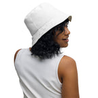 Nubian (White) Reversible bucket hat (6 Colors Available) - Conscious Apparel Store
