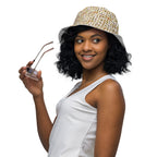 Nubian (White) Reversible bucket hat (6 Colors Available) - Conscious Apparel Store