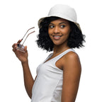 Nubian (White) Reversible bucket hat (6 Colors Available) - Conscious Apparel Store