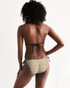 Nubian (White) Triangle String Bikini (6 Colors Available) - Conscious Apparel Store