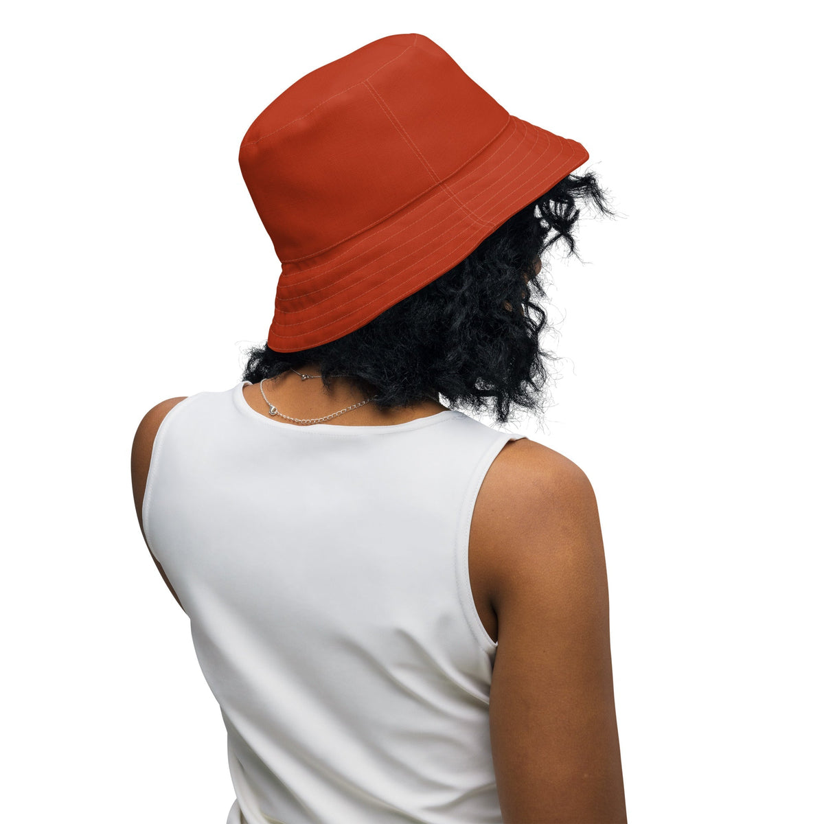 Nubian(Red-Rust) Reversible bucket hat (6 Colors Available) - Conscious Apparel Store