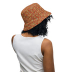 Nubian(Red-Rust) Reversible bucket hat (6 Colors Available) - Conscious Apparel Store