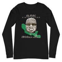 Olmec Civilization Unisex Long Sleeve T-Shirt - Conscious Apparel Store