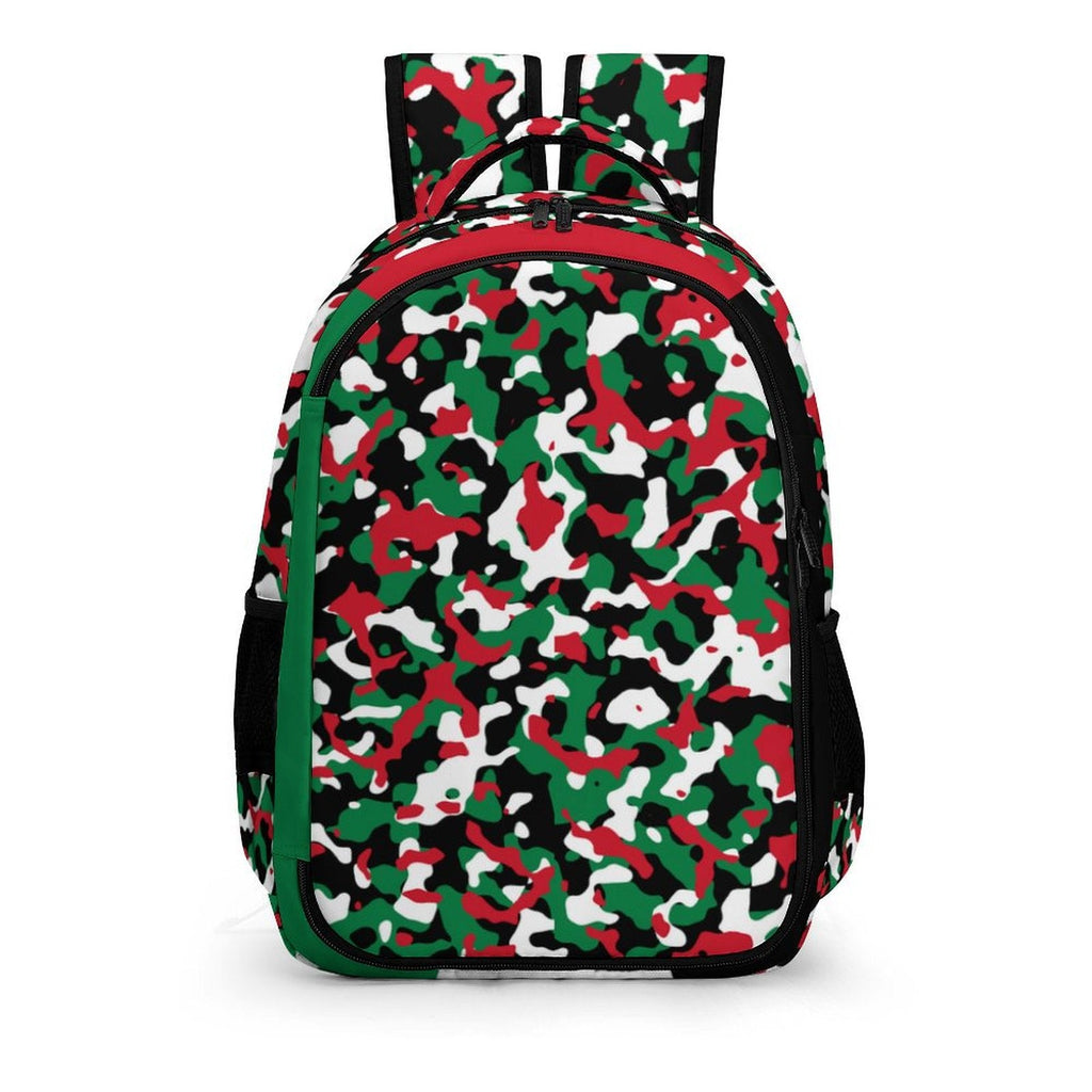 Palestine Flag Camo Casual Backpack - Conscious Apparel Store