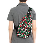Palestine Flag Camo Casual Chest Bag - Conscious Apparel Store