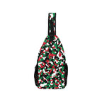 Palestine Flag Camo Casual Chest Bag - Conscious Apparel Store