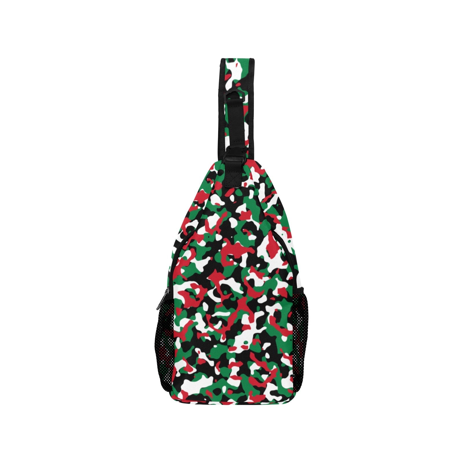 Palestine Flag Camo Casual Chest Bag - Conscious Apparel Store