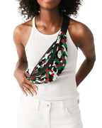 Palestine Flag Camo Crossbody Sling Bag - Conscious Apparel Store
