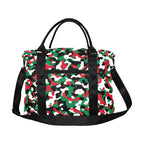 Palestine Flag Camo Large Capacity Duffle Bag - Conscious Apparel Store