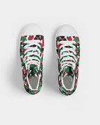 Palestine Flag Camo Men's Hightop Canvas Shoe - Conscious Apparel Store