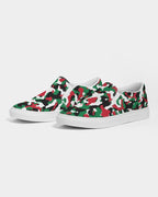 Palestine Flag Camo Men's Slip-On Canvas Shoe - Conscious Apparel Store