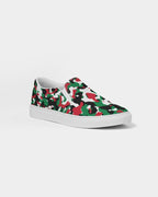 Palestine Flag Camo Men's Slip-On Canvas Shoe - Conscious Apparel Store