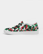 Palestine Flag Camo Men's Slip-On Canvas Shoe - Conscious Apparel Store