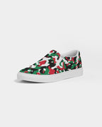 Palestine Flag Camo Men's Slip-On Canvas Shoe - Conscious Apparel Store