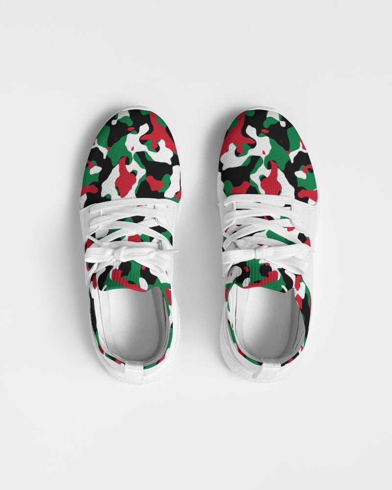 Palestine Flag Camo Men's Two - Tone Sneaker - Conscious Apparel Store