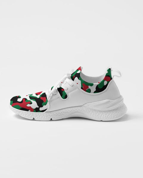 Palestine Flag Camo Women's Two - Tone Sneaker - Conscious Apparel Store