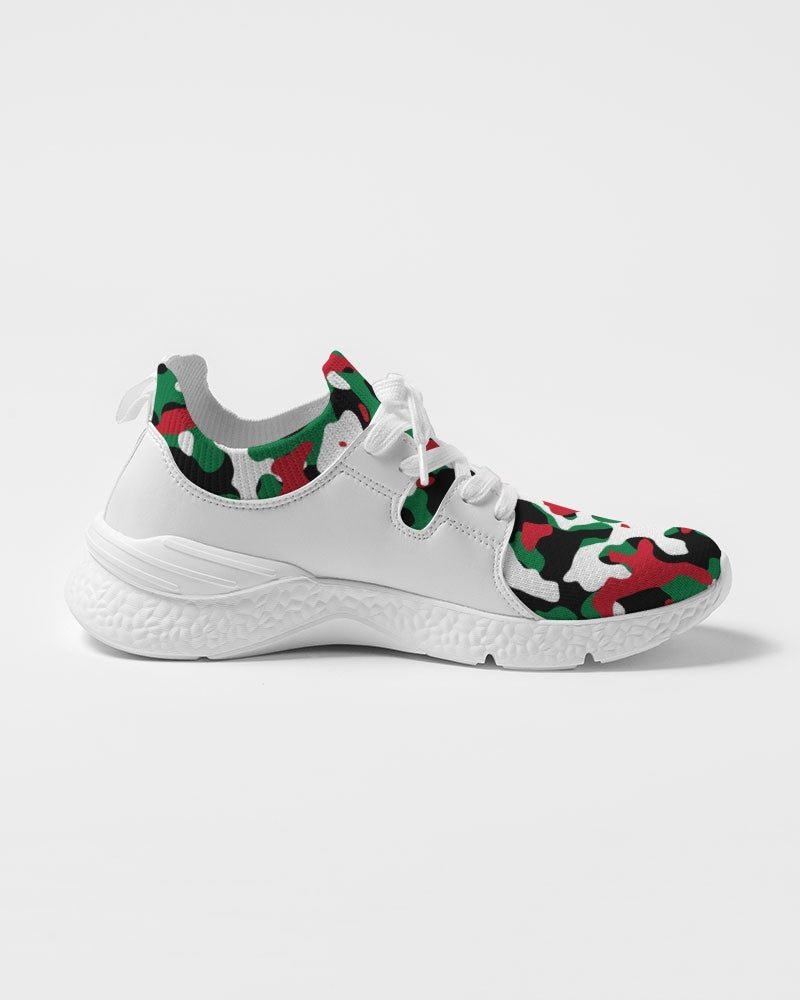 Palestine Flag Camo Women's Two-Tone Sneaker - Conscious Apparel Store