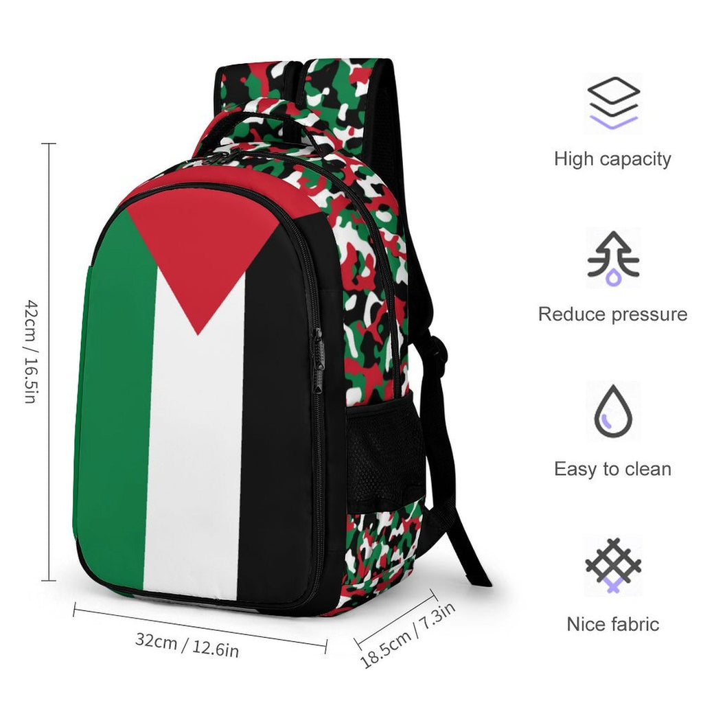 Palestine Flag Casual Backpack - Conscious Apparel Store