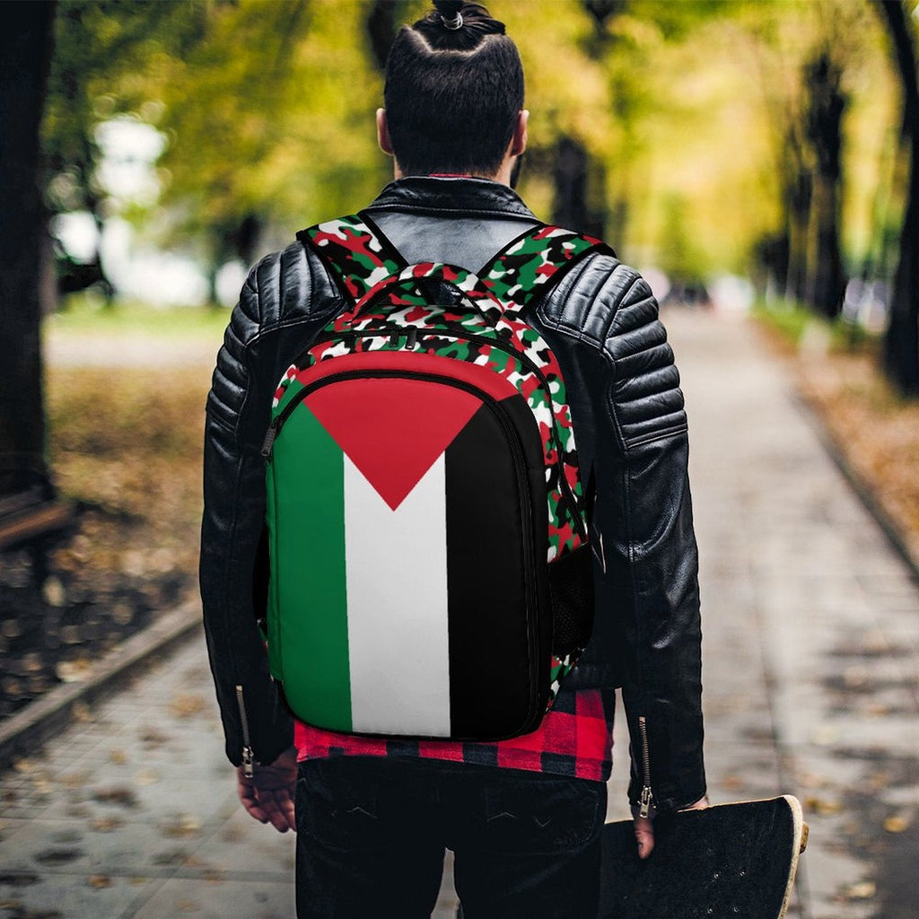 Palestine Flag Casual Backpack - Conscious Apparel Store