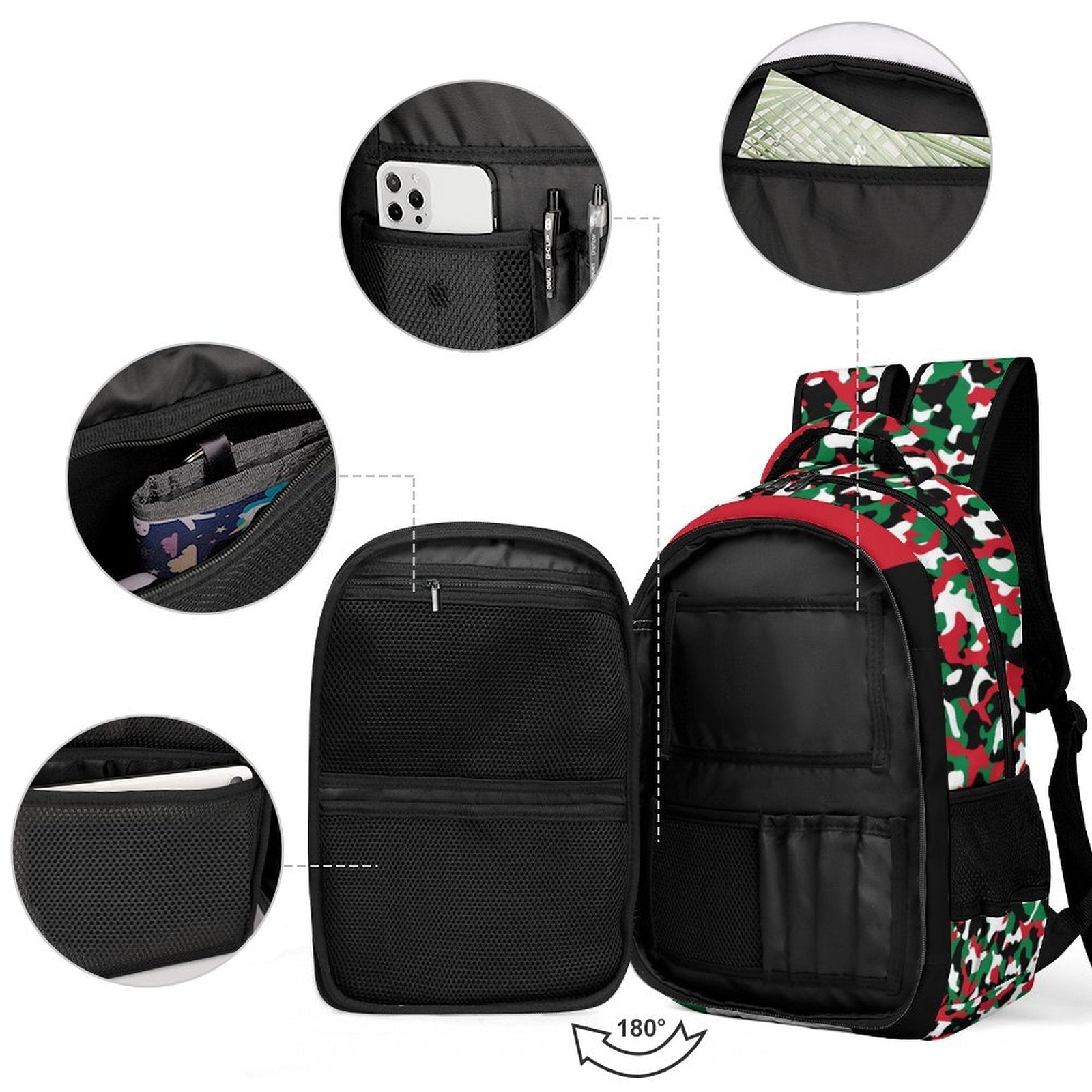 Palestine Flag Casual Backpack - Conscious Apparel Store